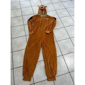 Scooby Doo Costume Zip Adult S Small Union Suit Sleeper One Hoode Soft cosplay